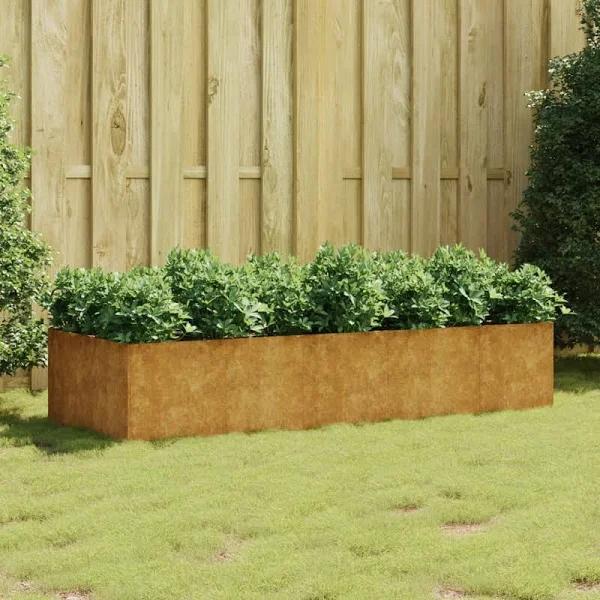 Garden Raised Bed 200x80x40 cm Corten Steel vidaXL