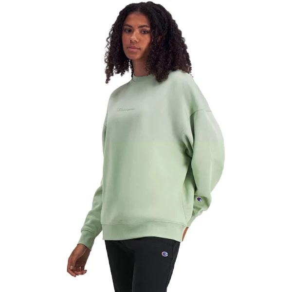 Champion | Womens Script Tonal Crew (Cotton Minty Mia)