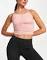 Puma Yoga Studio Foundation Ruched Singlet Top in Pink