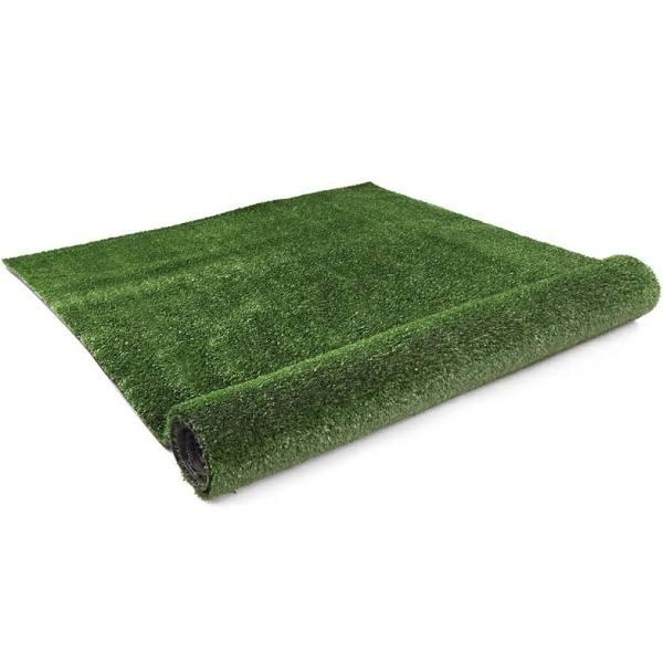 Primeturf Artificial Grass Synthetic Fake Turf Olive Plants Plastic Lawn 10mm