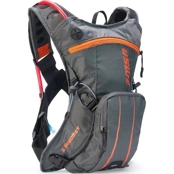 USWE Airborne 3 Grey/Orange 2L Elite Hydration Pack