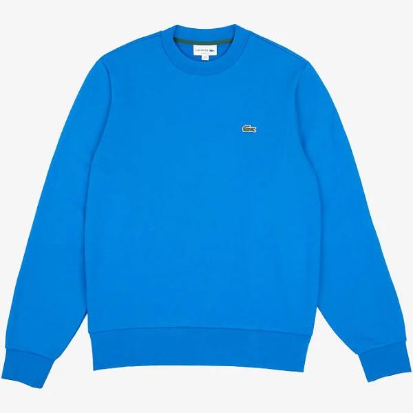 Lacoste Men's Classic Fit Crew Neck Fleece Sweatshirt Blue Size S