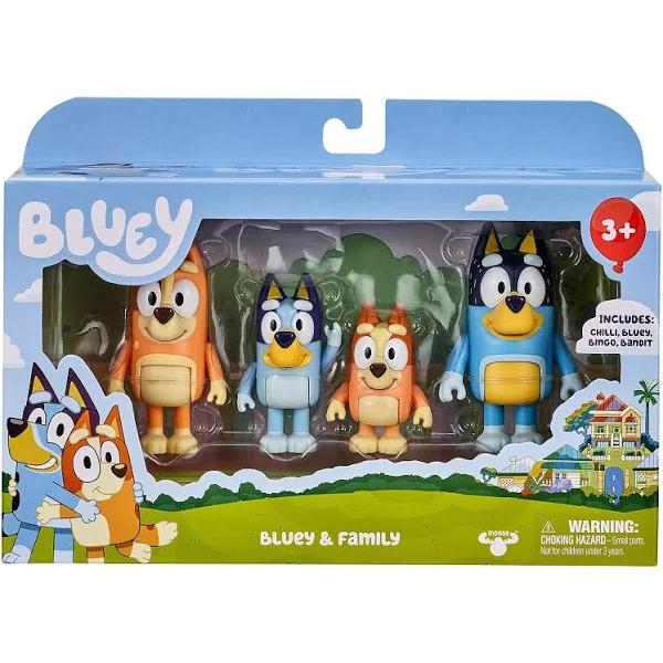 Bluey & Family Figure 4 Pack