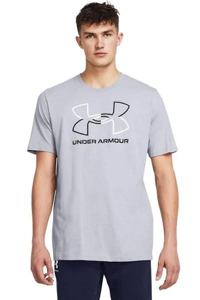 Under Armour Foundation Update Short Sleeve T-Shirt Grey Black White - S