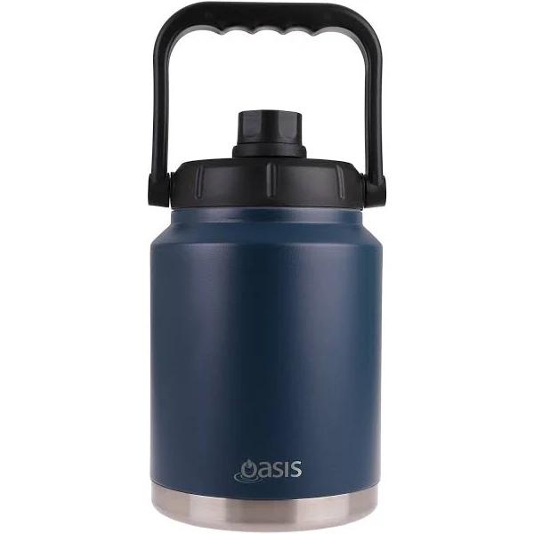 Oasis Stainless Steel Insulated Jug w/ Carry Handle 2.1L Navy