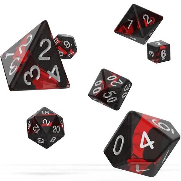 Oakie DOAKIE Dice RPG Set Enclave - Ruby (7)