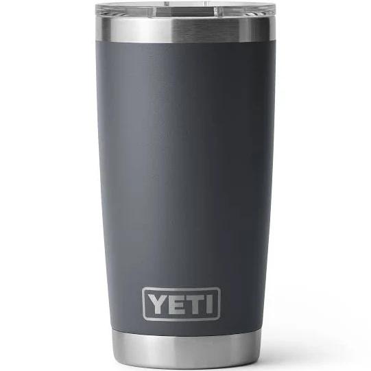 Yeti Rambler 20oz (591ml) Tumbler With Lid Charcoal