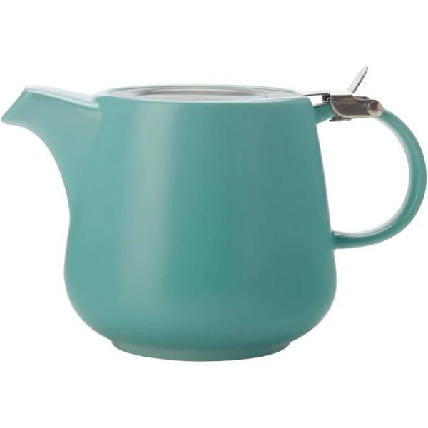 Tint Teapot 600ml Aqua