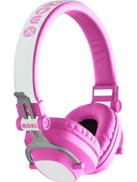 Moki Exo Kids Bluetooth Headphones (Pink)