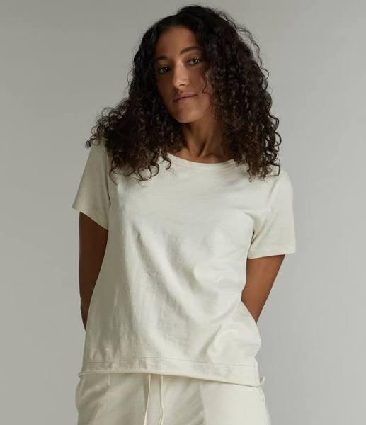 The Raw Hem Slub Tee | Natural 3 / L