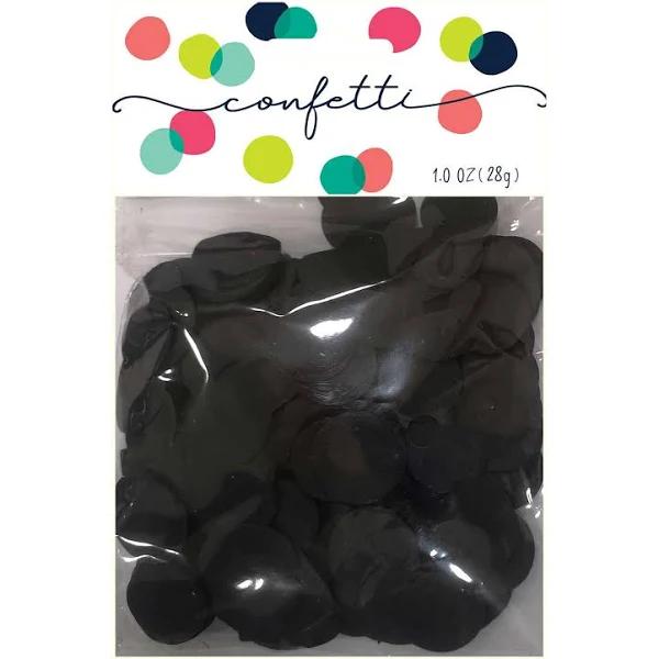 Confetti Circles 2cm Tissue Paper 28g Black