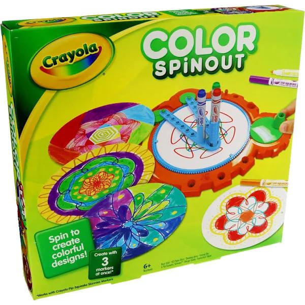 Crayola Color Spinout Marker Art Activity and Art Tool Spin To Creat