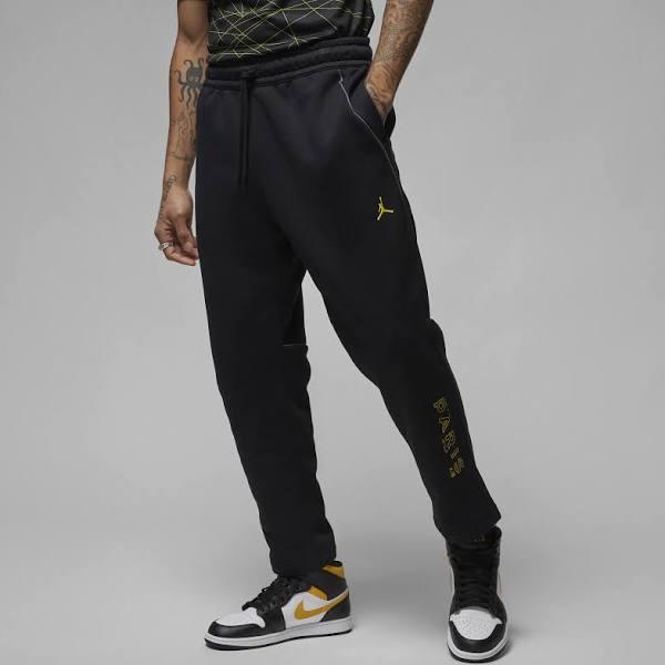 Jordan x Paris Saint-Germain Fleece Pants Black/tour Yellow