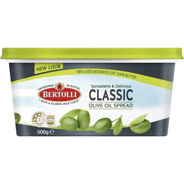 Bertolli Olive Oil Margarine Spread Classic 500g