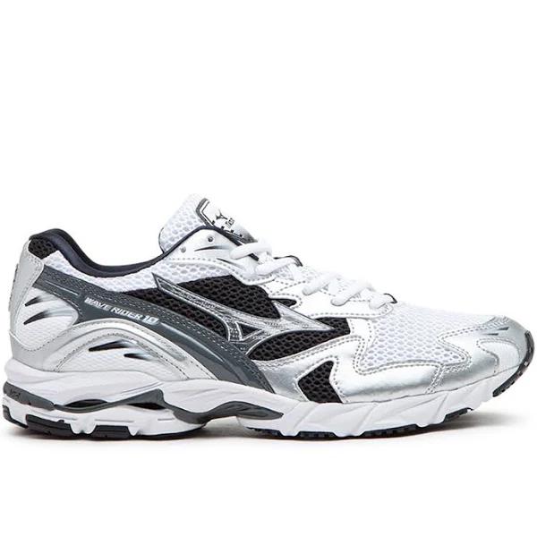 Mizuno Wave Rider 10 (White / Silver / Black)