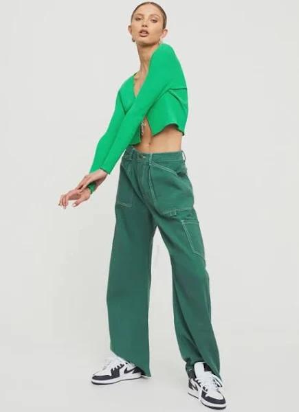 Lioness Miami Vice Pant Green, L