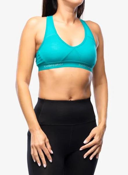 Icebreaker Sprite Racerback Bra Women XS / Flux Green