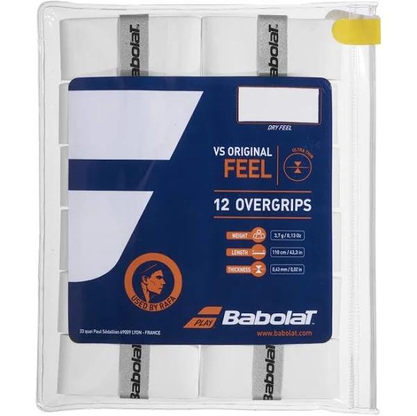 Babolat VS Original Overgrips 12-Pack White