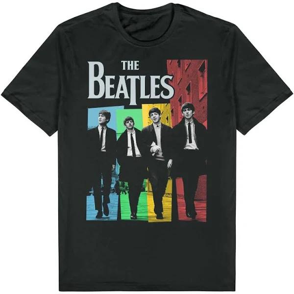 Beatles, The - Coloured Stripe T-Shirt (XL)