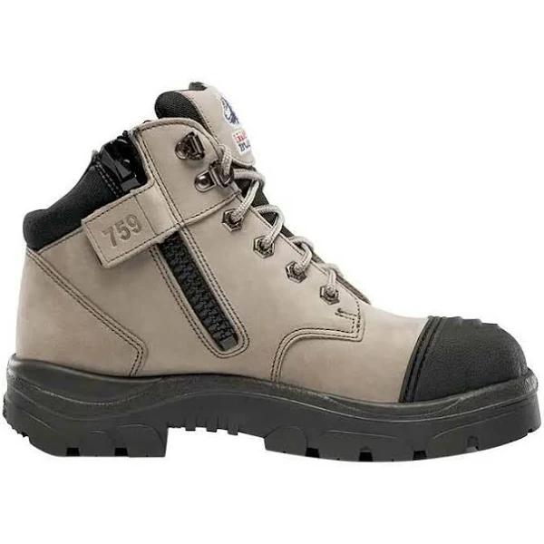 Steel Blue 512759 Ladies Parkes Zip Sided TPU/Scuff Cap Boot Slate / 6