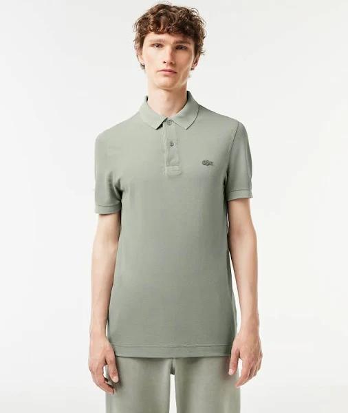 Lacoste Men's Organic Cotton Polo Shirt Green Size M