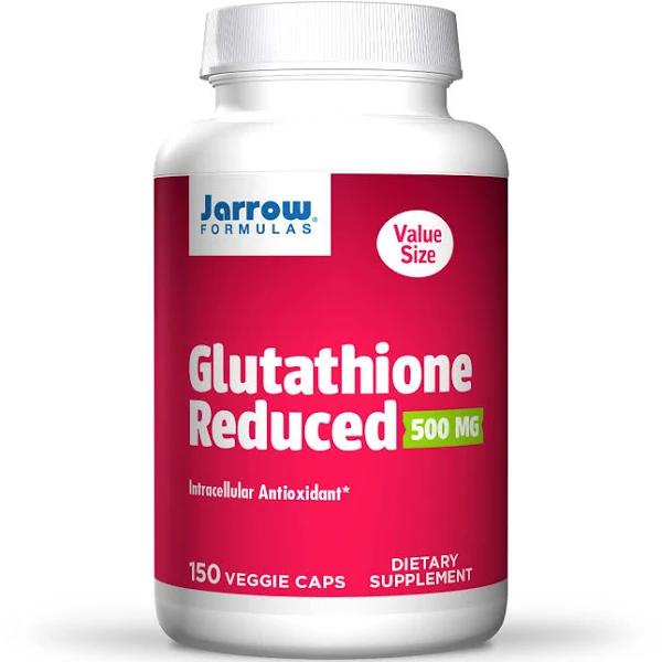 Jarrow Formulas Glutathione Reduced 500 MG 150 Veggie Caps