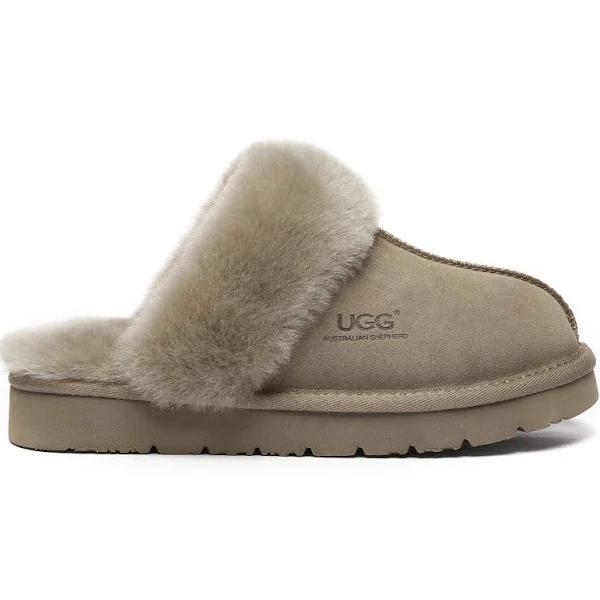 UGG Slippers Australia Premium Sheepskin Women Muffin Slipper Special