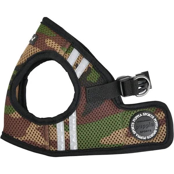 Puppia Harness Pro Camo Soft Vest Dog Harness, L