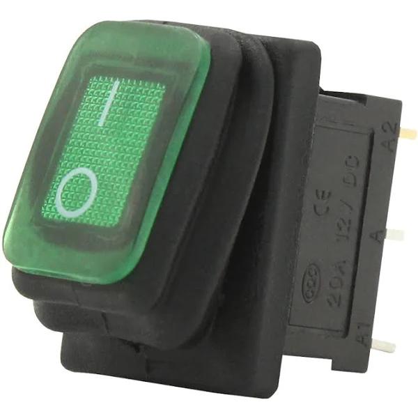 Mini Rocker Switch by Switch Boss Green