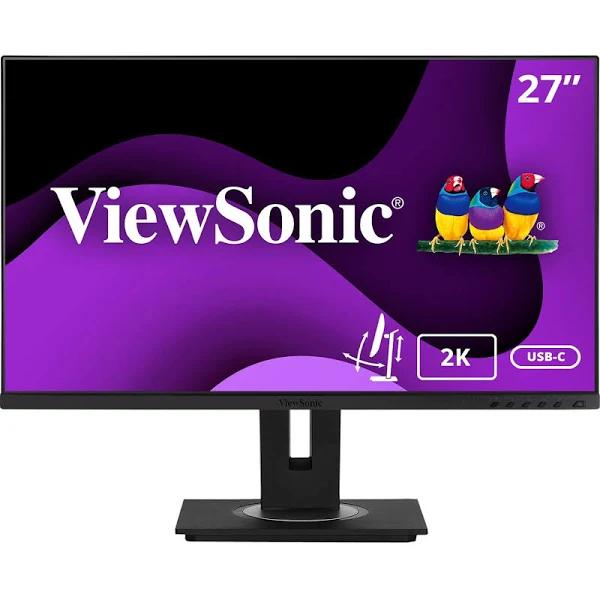 ViewSonic VG2756-2K 27in QHD Ergonomic IPS Docking Monitor with USB-C