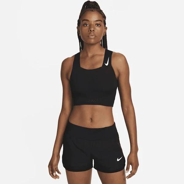 Nike Dri-FIT ADV Aeroswift Women's Running Crop Top - 50% Recycled Polyester - Black