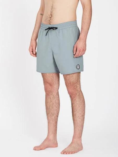 New Volcom Men's Stones Hybrid Elastic Waist 18 Short Mesh Elastane Green