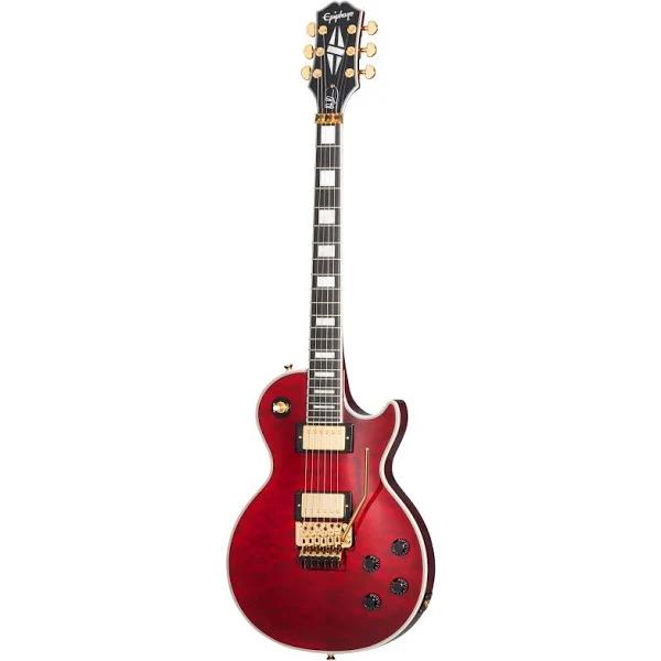 Epiphone Alex Lifeson Les Paul Custom Axcess Quilt Ruby