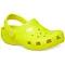 Crocs Unisex Classic Neon Highlighter Clogs - Toddler, Little Kid, Big Kid Yellow