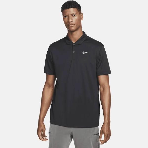 NikeCourt Dri-FIT Men's Tennis Polo - 50% Recycled Polyester - Black