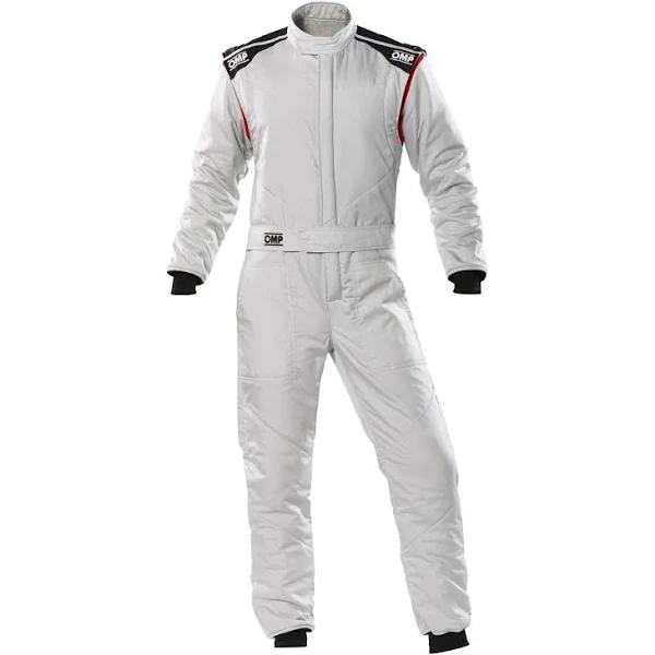 OMP First-S MY20 Racing Suit Silver (FIA homologation)