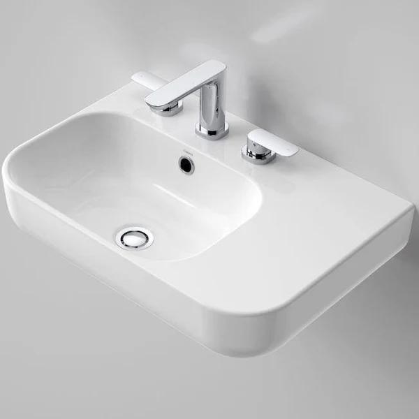 Caroma Luna Shelf Wall Basin 550mm 3 Tapholes