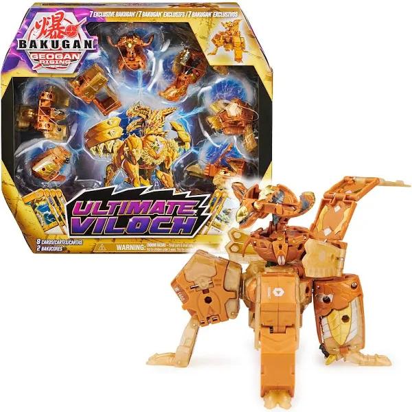 Bakugan Ultimate Viloch, 7-in-1 Exclusive Bakugan, Includes BakuCores