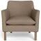 Harbour Leather Occasional Armchair Taupe by Freedom, 100% Leather TN