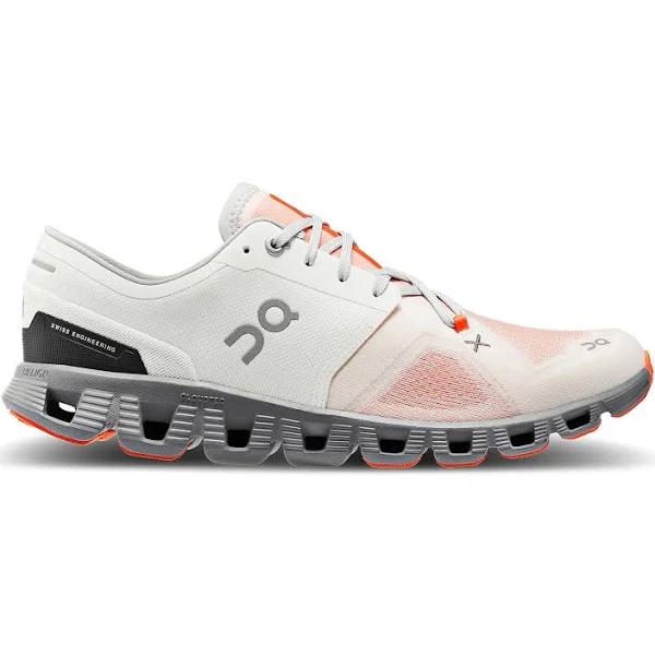 On Cloud x 3 Ivory | Alloy, Mens, Size: 10.5