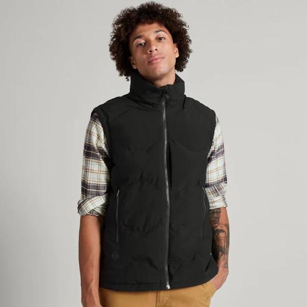 Kathmandu Frisco x Men's Down Vest | Black Puffer Vest - M