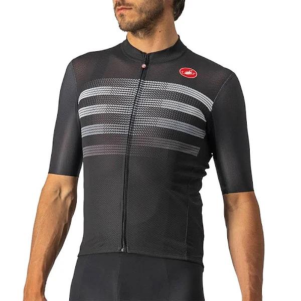 Castelli Endurance Pro Jersey Light Black/White - MD