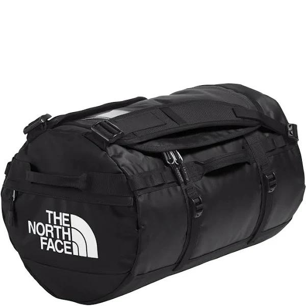 The North Face, Base Camp Duffel S, Bag, Black, White Logo