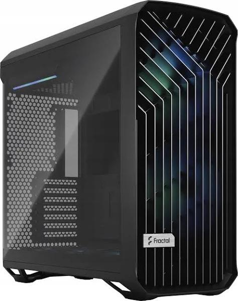 Fractal Design Torrent RGB TG Light Tint E-ATX Mid-Tower Case - Black