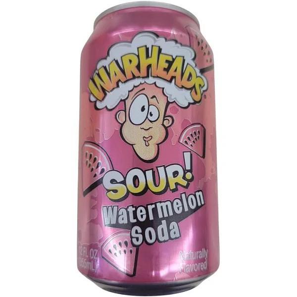 Warheads Sour Watermelon Soda - 355ml