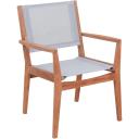 Mimosa Bordeaux Teak Sling Dining Chair