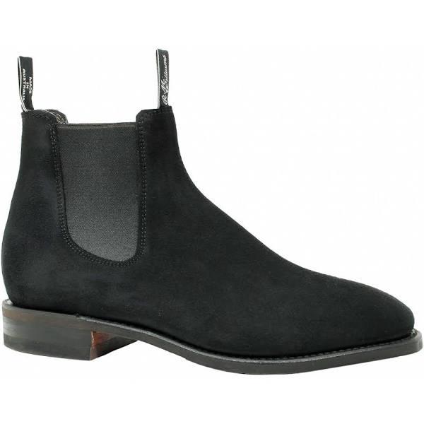 R.M.Williams - Men - Comfort Craftsman Suede Chelsea Boots Black