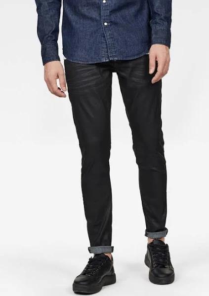 G-Star Raw Revend Skinny Jeans Black Men Size 35-30