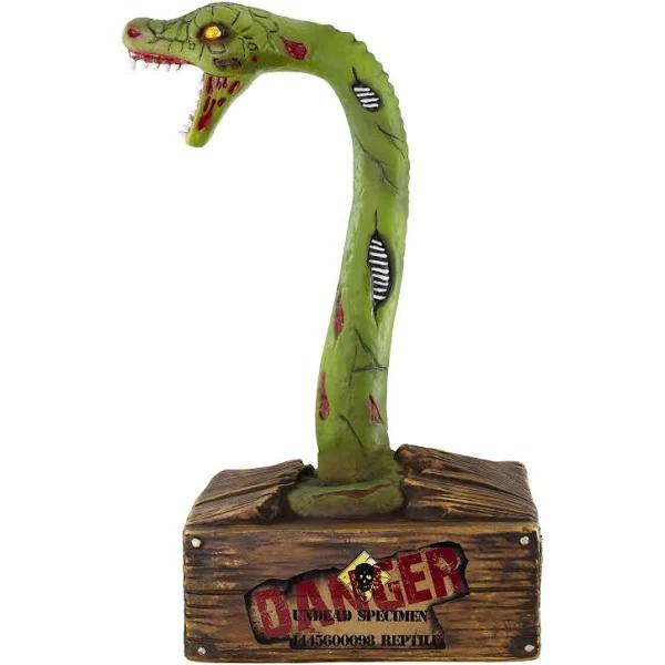 Animatronic Zombie Snake Animated Halloween Prop