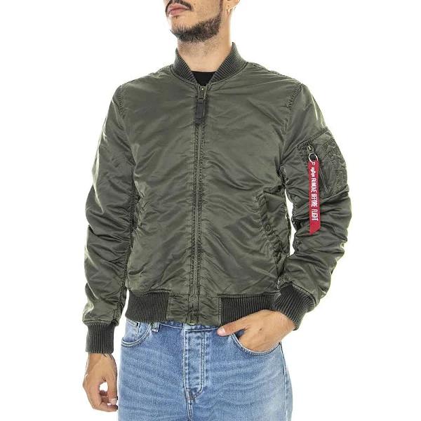 Alpha Industries MA-1 VF 59 Battlewash Jacket Green S Man